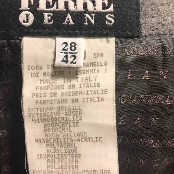 Gianfranco Ferré Designer Felted Skirt - Picture 7 of 8